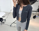 Crop Button Cardigan