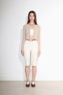 CROP BUTTON CARDIGAN