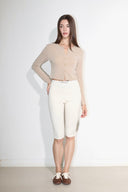 CROP BUTTON CARDIGAN