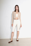 CROP BUTTON CARDIGAN