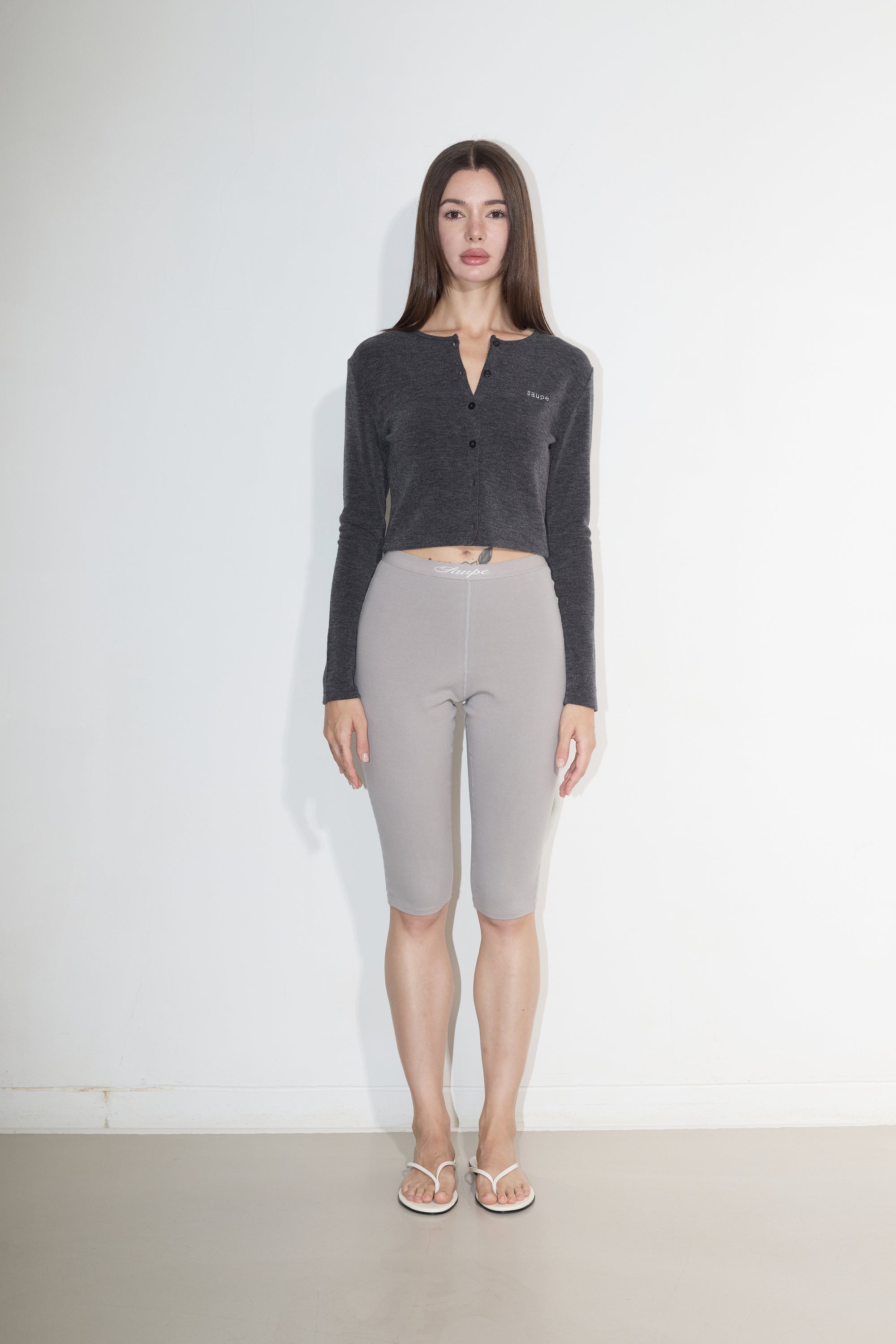 Crop Button Cardigan