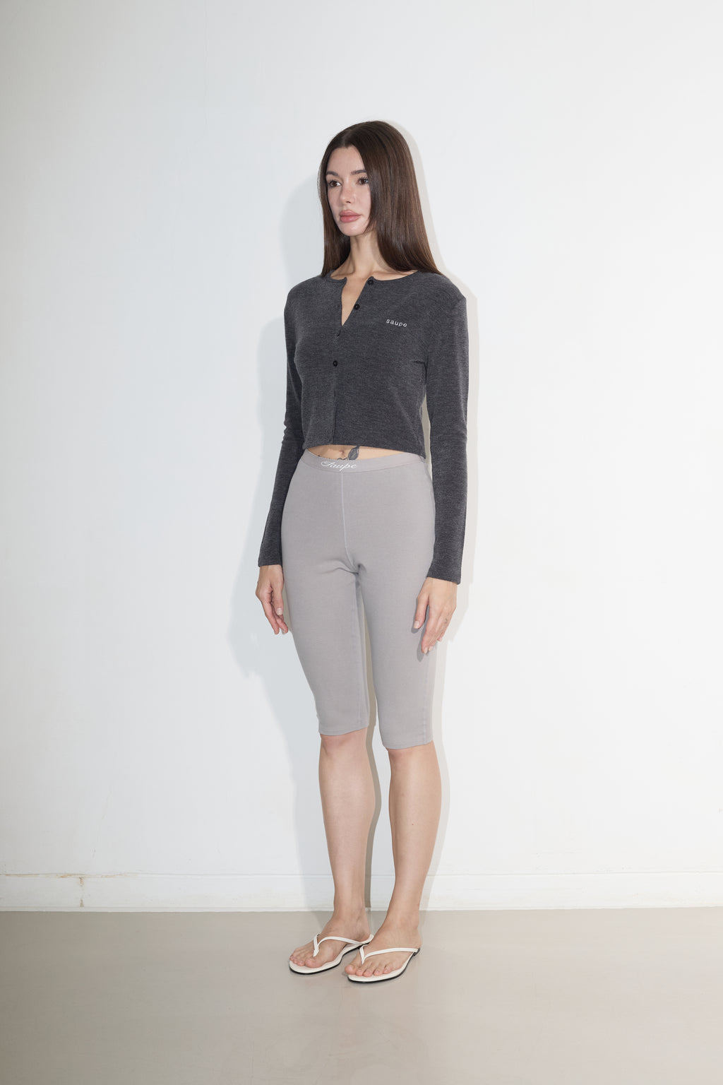 Crop Button Cardigan