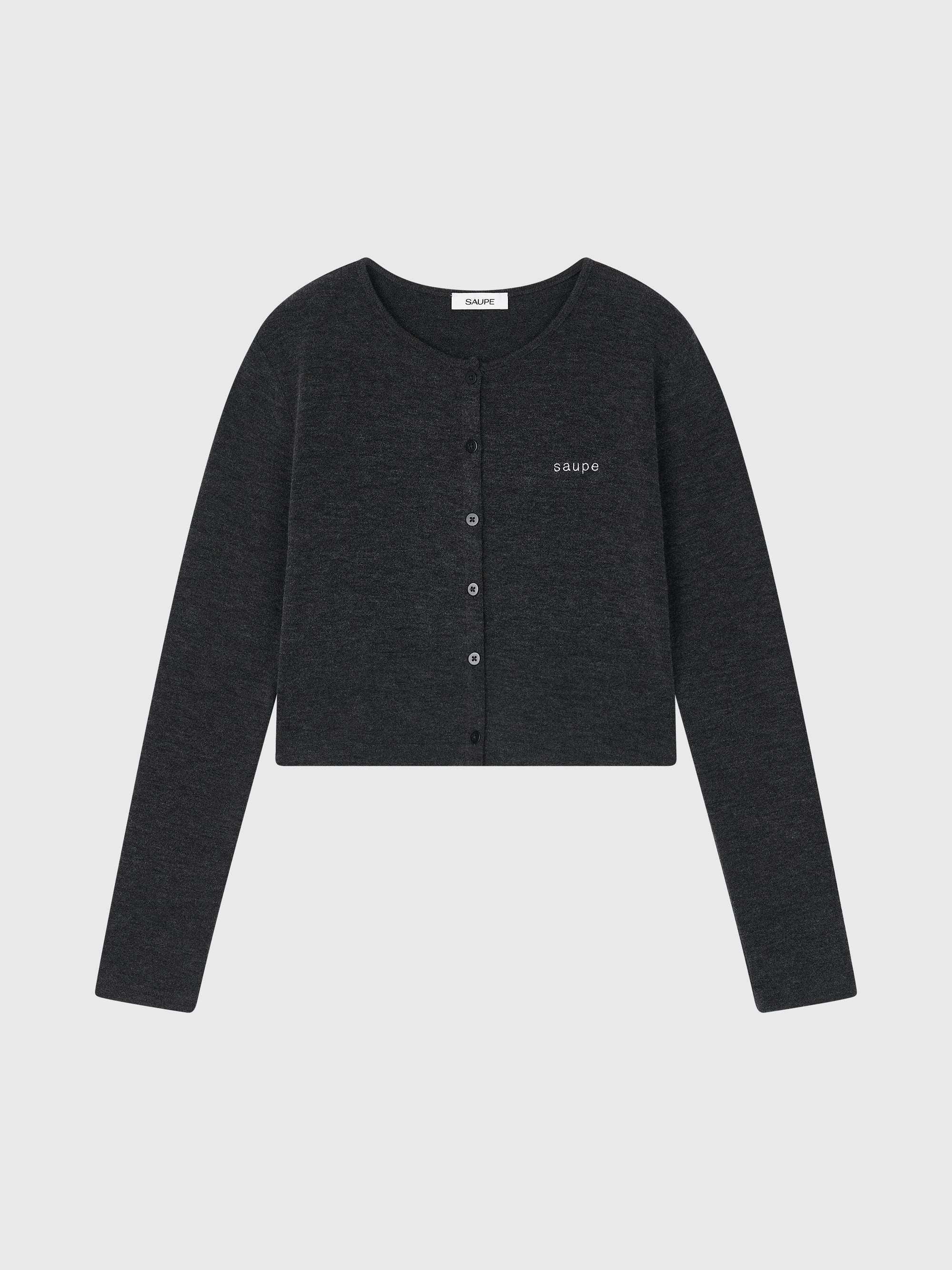 Crop Button Cardigan